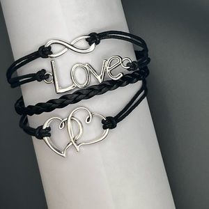 Retro Vintage Leather Rope Woven Bracelet